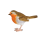Rotkehlchen Kunststoff ca.11cm