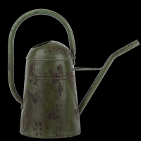 Gießkanne grün Metall Vintage 5 Liter