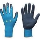 Handschuh Soft n Care Flora blau