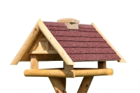 Forsthaus klein mit Pappdach rot