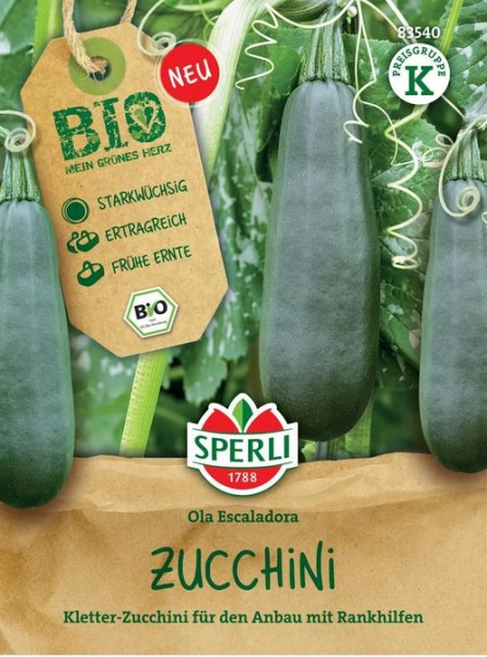 Bio-Kletterzucchini Ola Escaladora