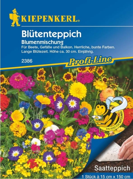 Blumenmix Saatteppich Blüten