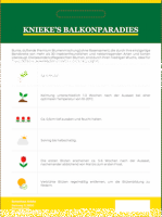 Kniekes Balkonparadies 2m²