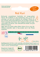 Bio-Kürbis Hokkaido Red Kuri 50 Korn