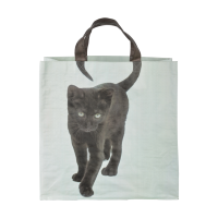 Einkaufstasche Katze schwarz